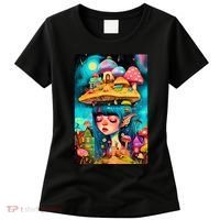 Mushroom Dreams: The Enchanted Mindscape Women's T-Shirt thumb 0