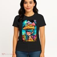 Mushroom Dreams: The Enchanted Mindscape Women's T-Shirt thumb 4