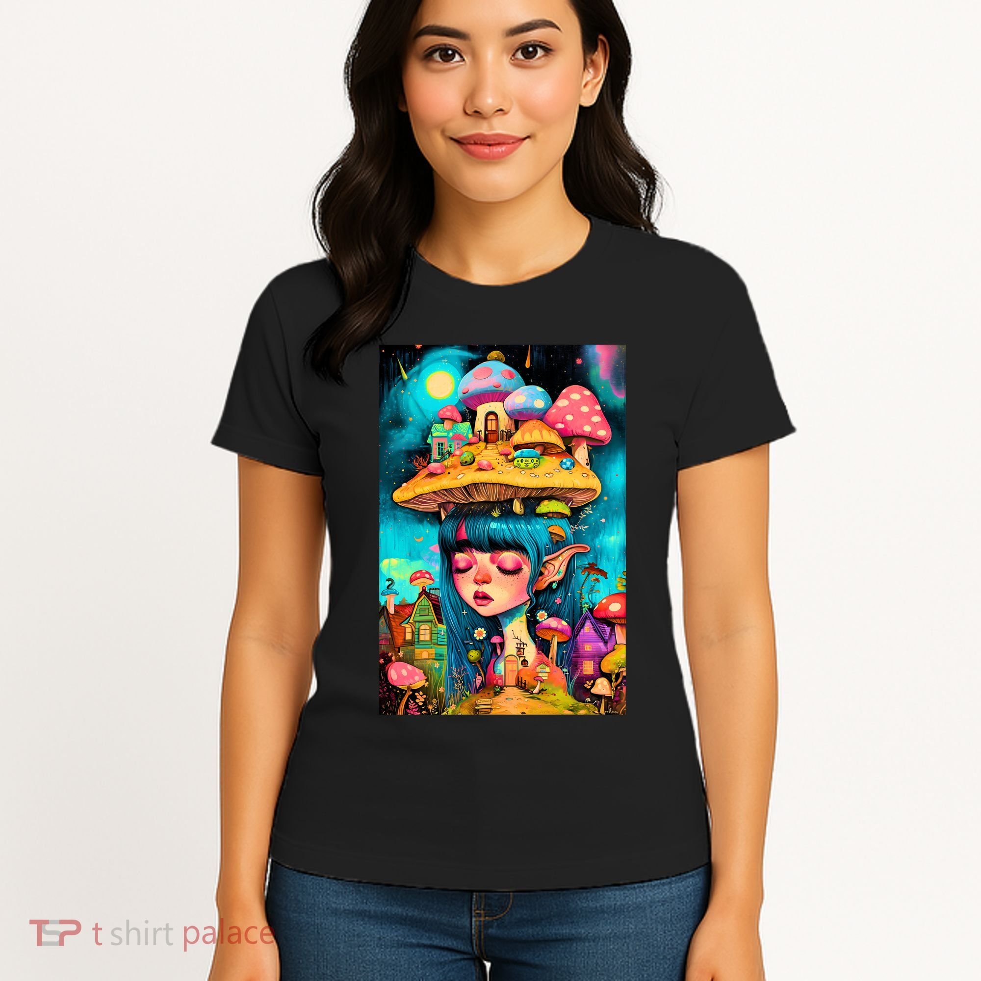 Mushroom Dreams: The Enchanted Mindscape Women's T-Shirt