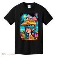 Mushroom Dreams: The Enchanted Mindscape Kids T-Shirt thumb 0