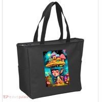 Mushroom Dreams: The Enchanted Mindscape Tote Bag thumb 2