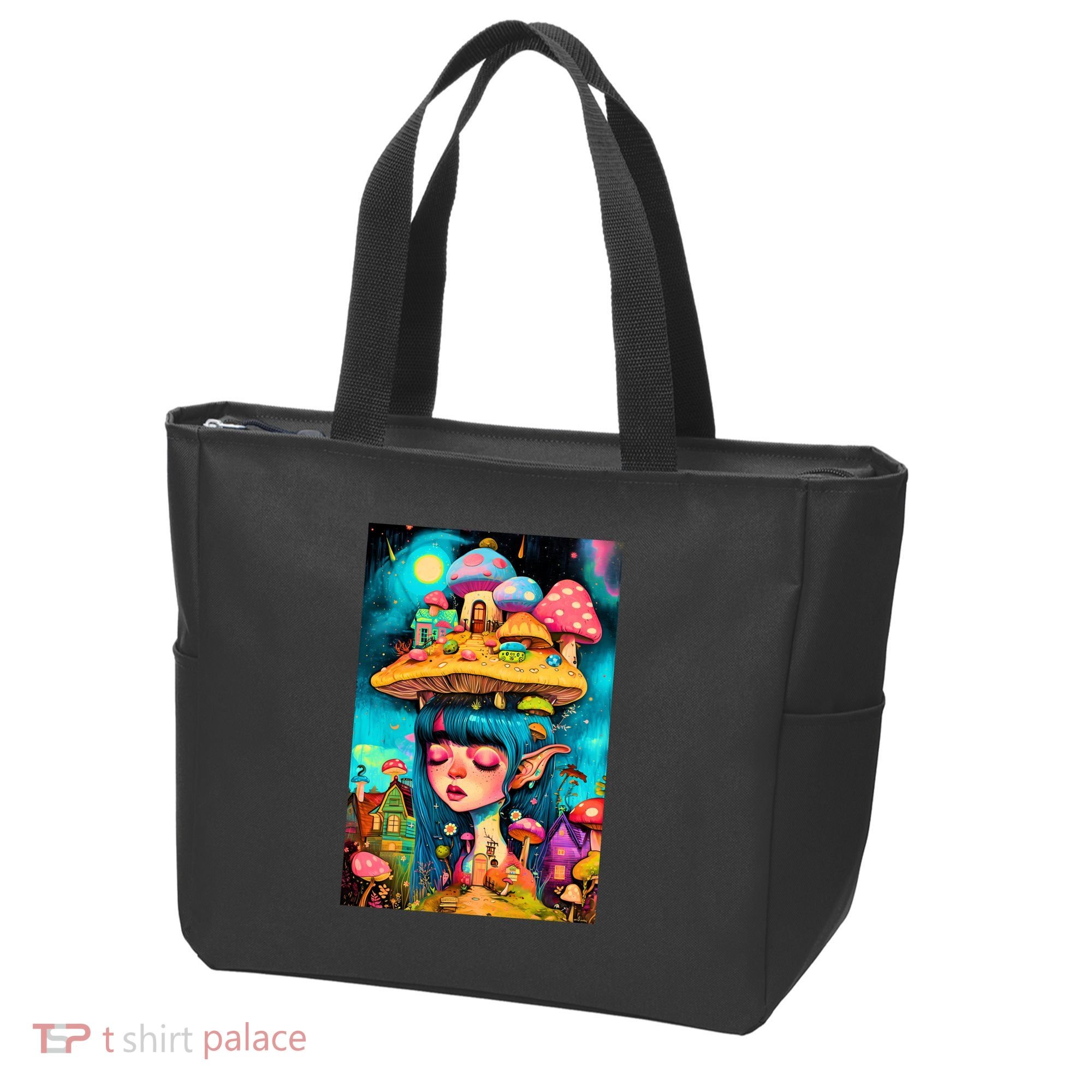 Mushroom Dreams: The Enchanted Mindscape Tote Bag