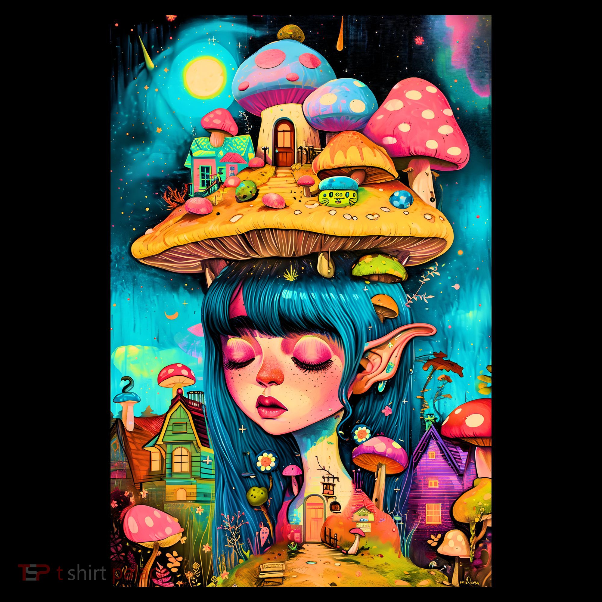 Mushroom Dreams: The Enchanted Mindscape Tote Bag