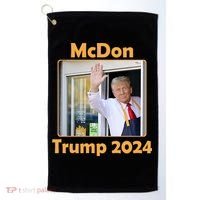 Mcdon Donald Trump 2024 Election Golf Towel thumb 0