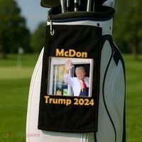 Mcdon Donald Trump 2024 Election Golf Towel thumb 2