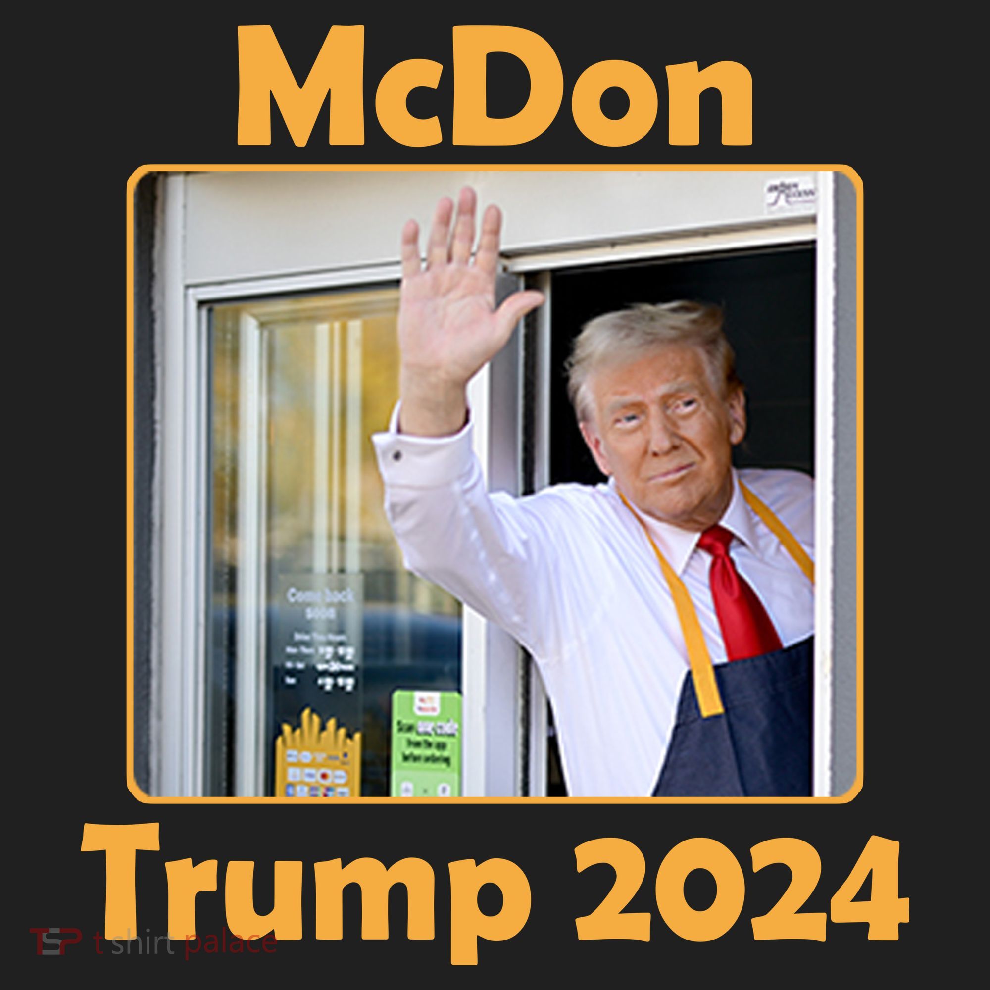 Mcdon Donald Trump 2024 Election Golf Towel