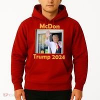 Mcdon Donald Trump 2024 Election Hoodie thumb 2