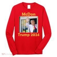 Mcdon Donald Trump 2024 Election Long Sleeve Shirt thumb 0