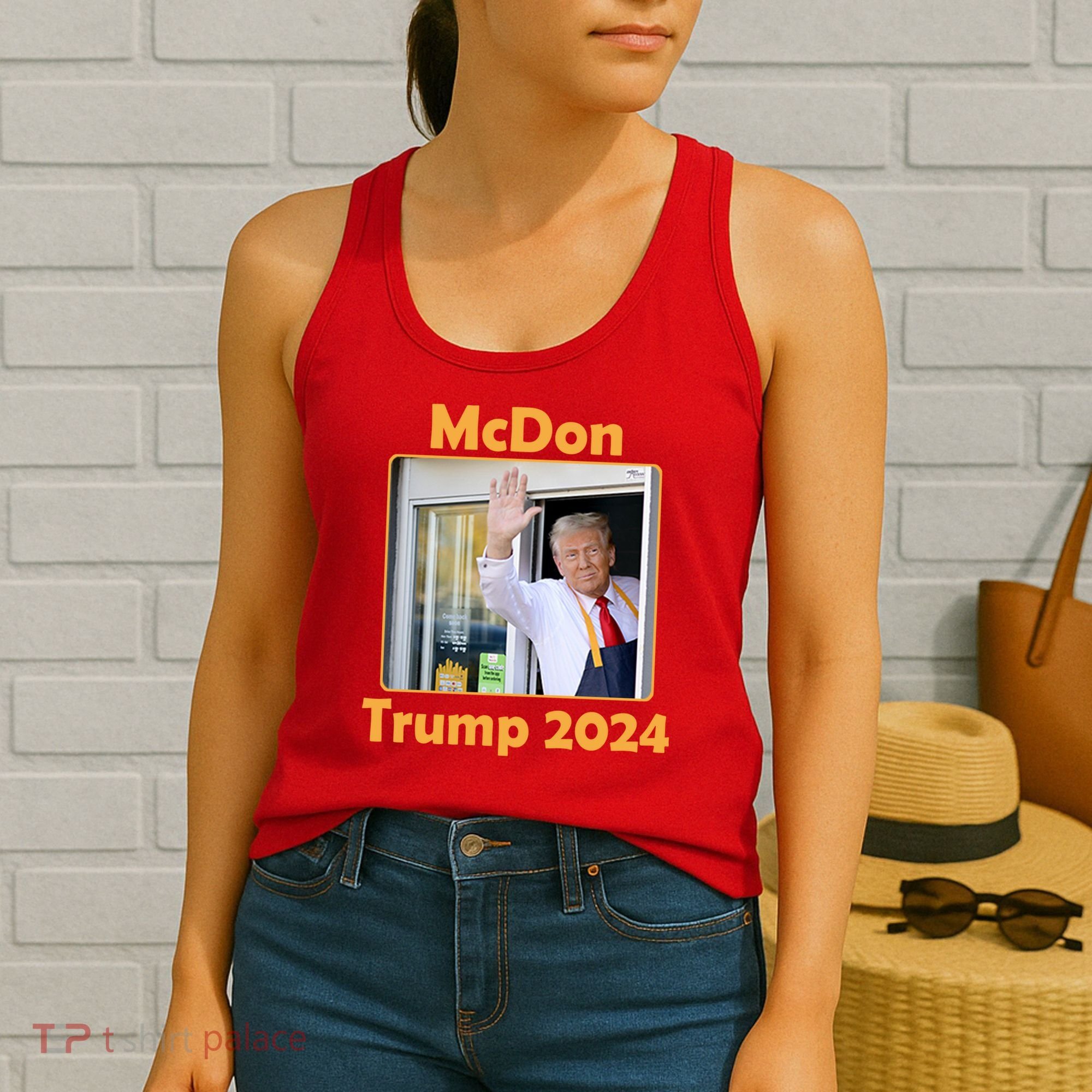 Mcdon Donald Trump 2024 Election Women's Tank Top