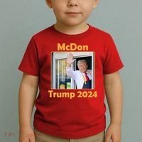 Mcdon Donald Trump 2024 Election Toddler T-Shirt thumb 2