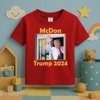 Mcdon Donald Trump 2024 Election Toddler T-Shirt thumb 3