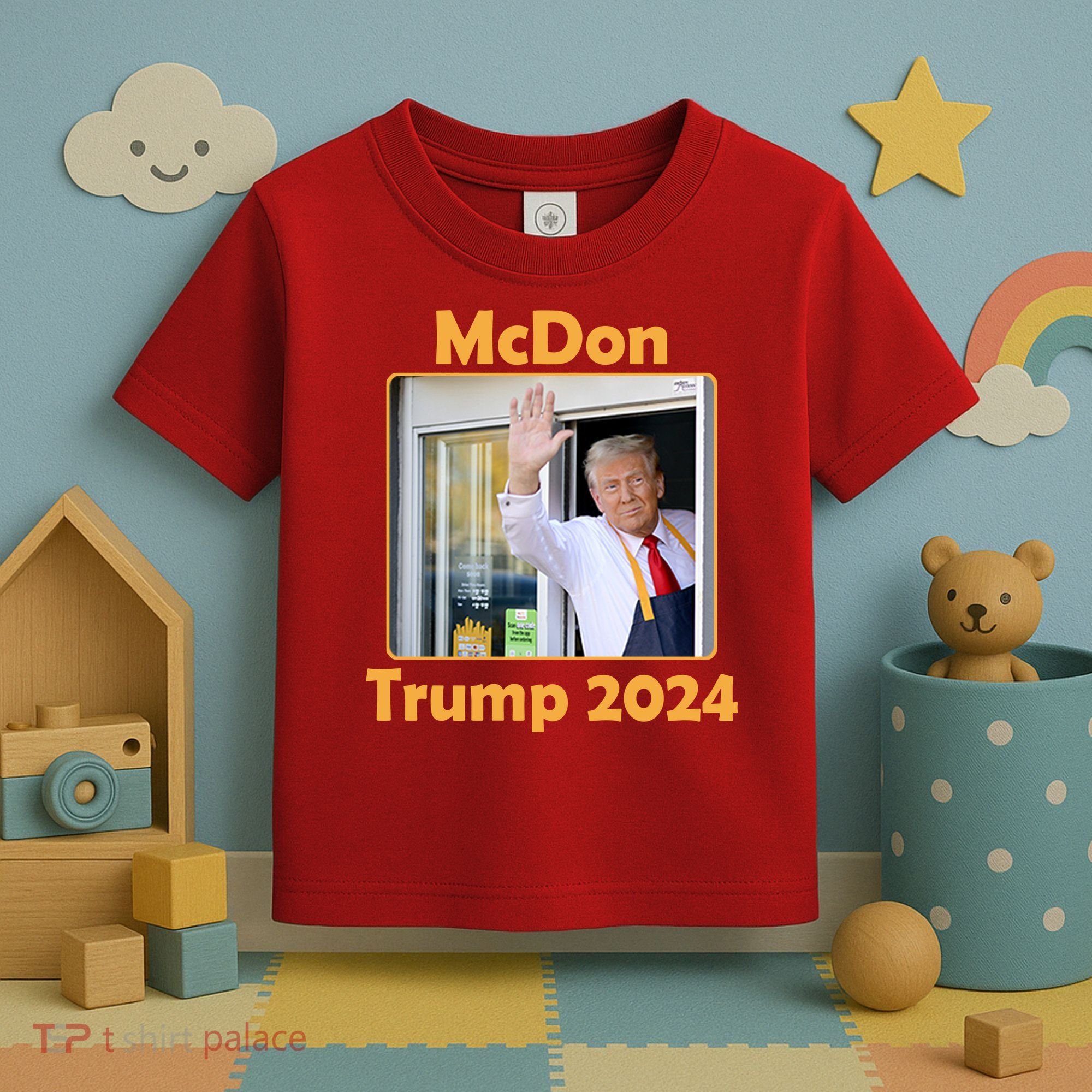 Mcdon Donald Trump 2024 Election Toddler T-Shirt