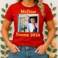 Mcdon Donald Trump 2024 Election Women's T-Shirt thumb 2