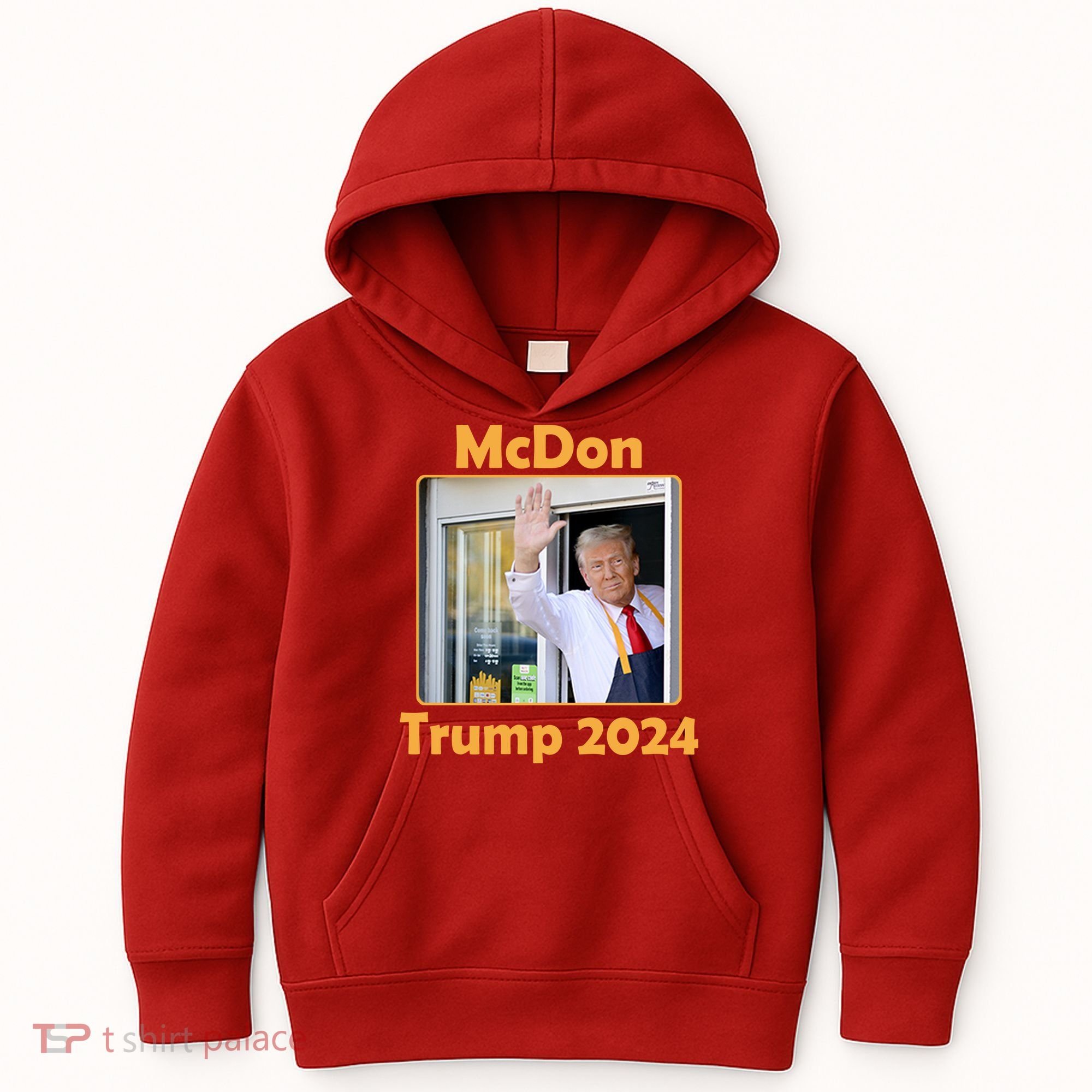 Mcdon Donald Trump 2024 Election Kids Hoodie