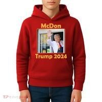 Mcdon Donald Trump 2024 Election Kids Hoodie thumb 4