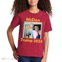 Mcdon Donald Trump 2024 Election Kids T-Shirt thumb 2