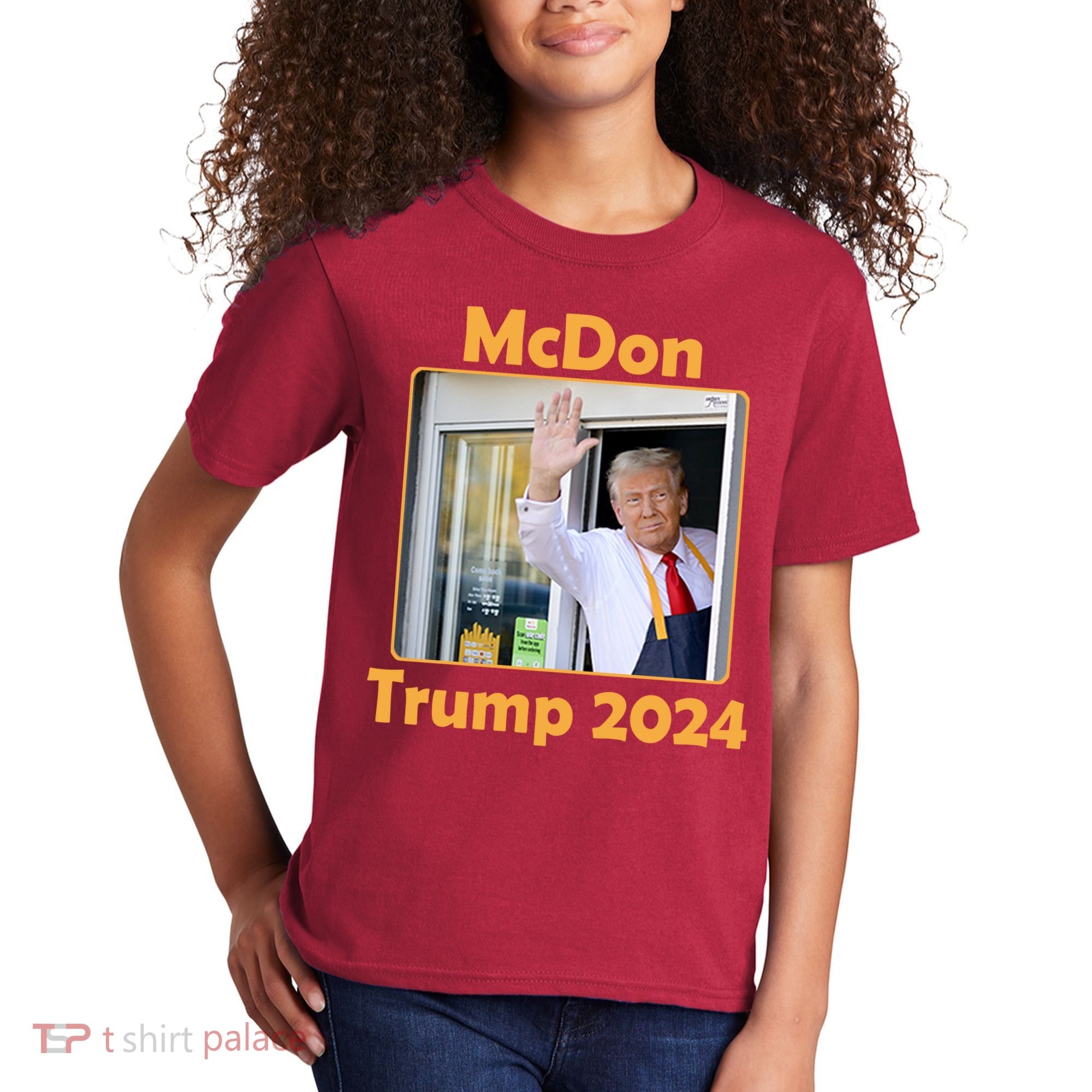 Mcdon Donald Trump 2024 Election Kids T-Shirt