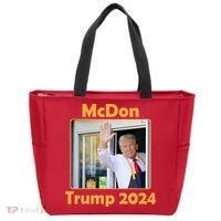 Mcdon Donald Trump 2024 Election Tote Bag thumb 0