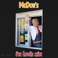 Mcdon Donald Trump IM Lovin Him Ornament thumb 1