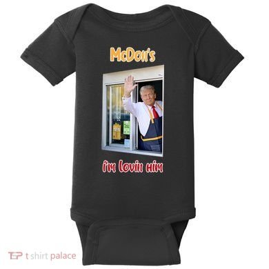 Mcdon Donald Trump IM Lovin Him Baby Bodysuit