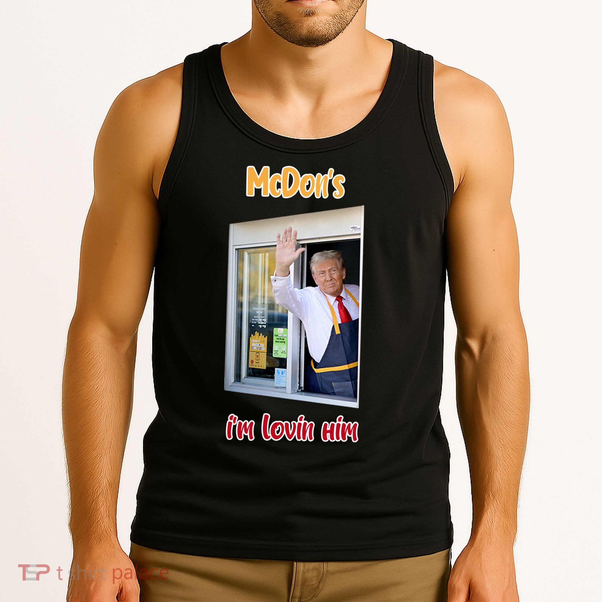 Mcdon Donald Trump IM Lovin Him Tank Top