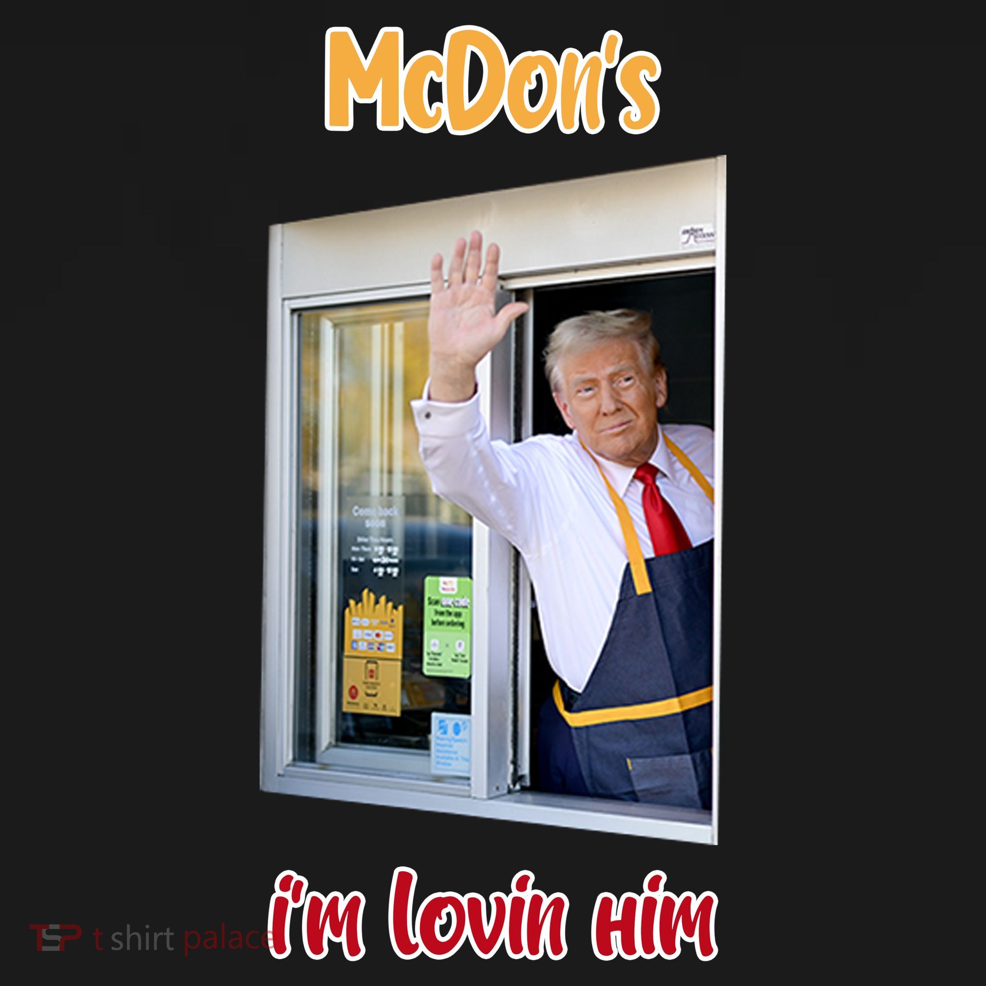 Mcdon Donald Trump IM Lovin Him Visor
