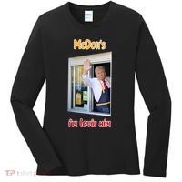Mcdon Donald Trump IM Lovin Him Women's Long Sleeve Shirt thumb 0