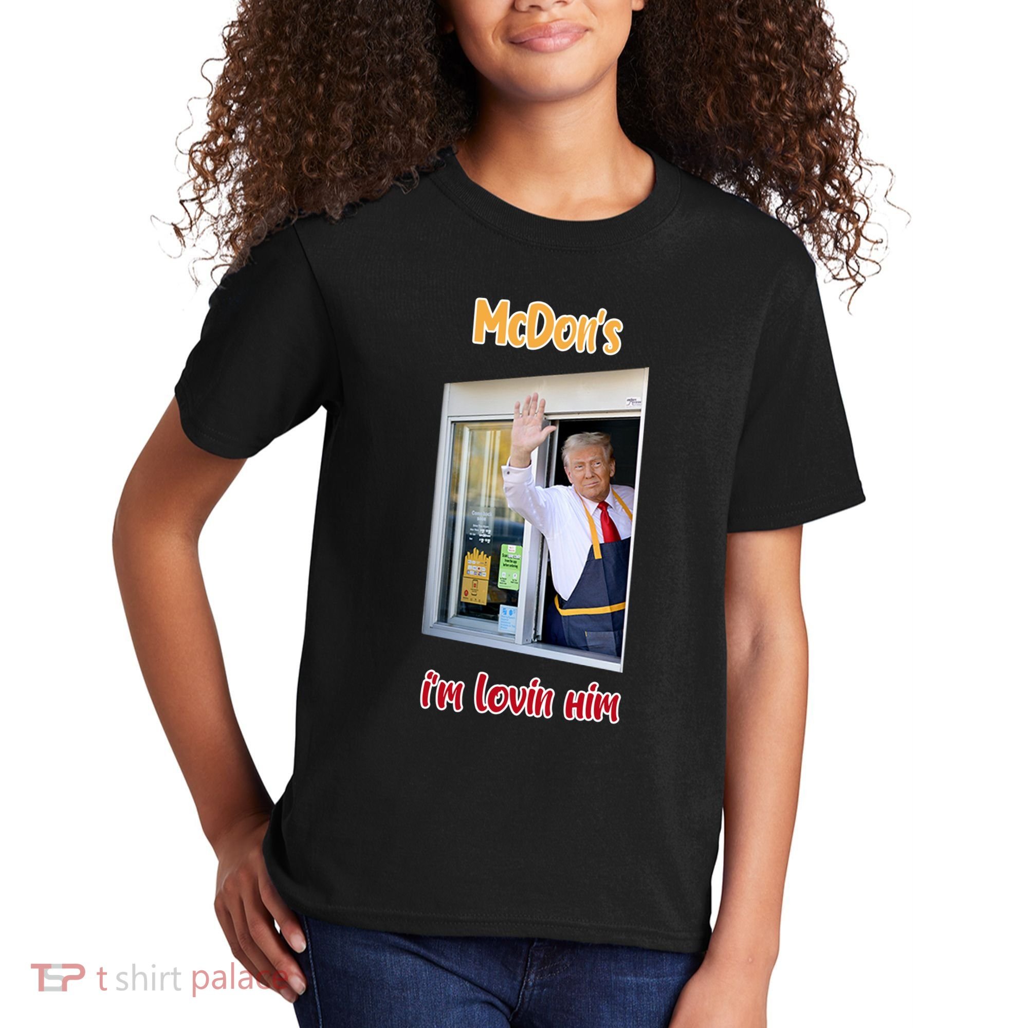 Mcdon Donald Trump IM Lovin Him Kids T-Shirt