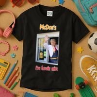 Mcdon Donald Trump IM Lovin Him Kids T-Shirt thumb 3