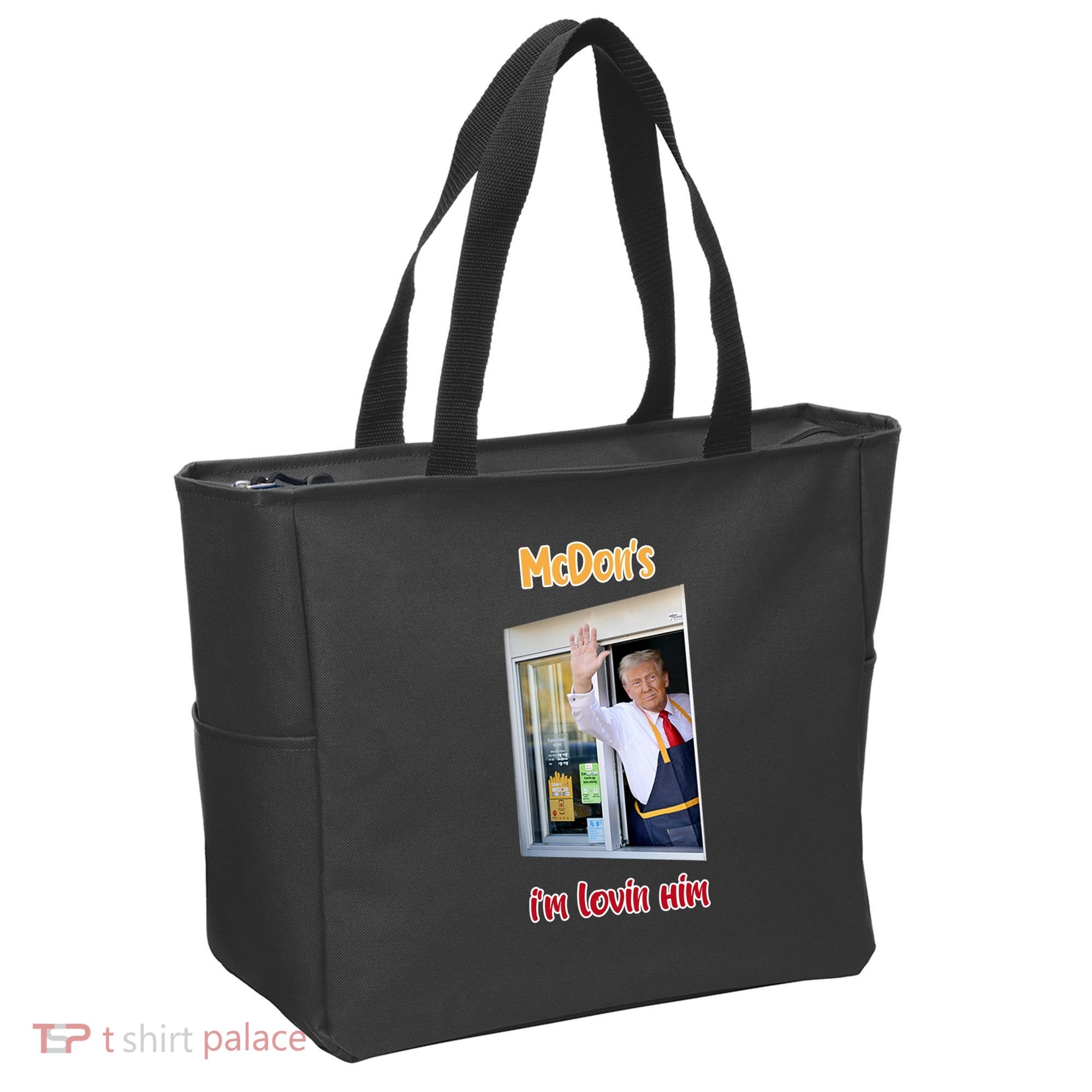 Mcdon Donald Trump IM Lovin Him Tote Bag