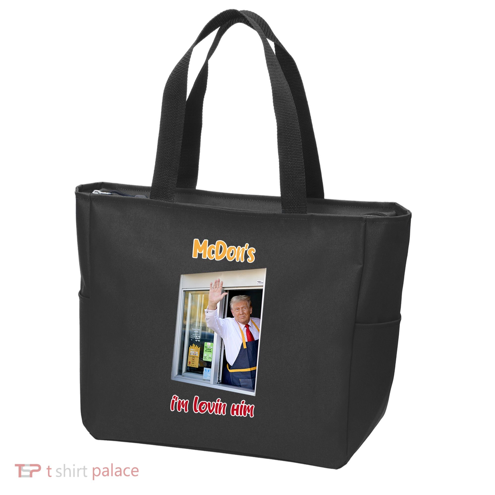 Mcdon Donald Trump IM Lovin Him Tote Bag