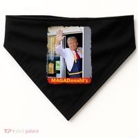 Maga Donalds Trump 2024 Mcdon Election USA-Made Doggie Bandana thumb 0