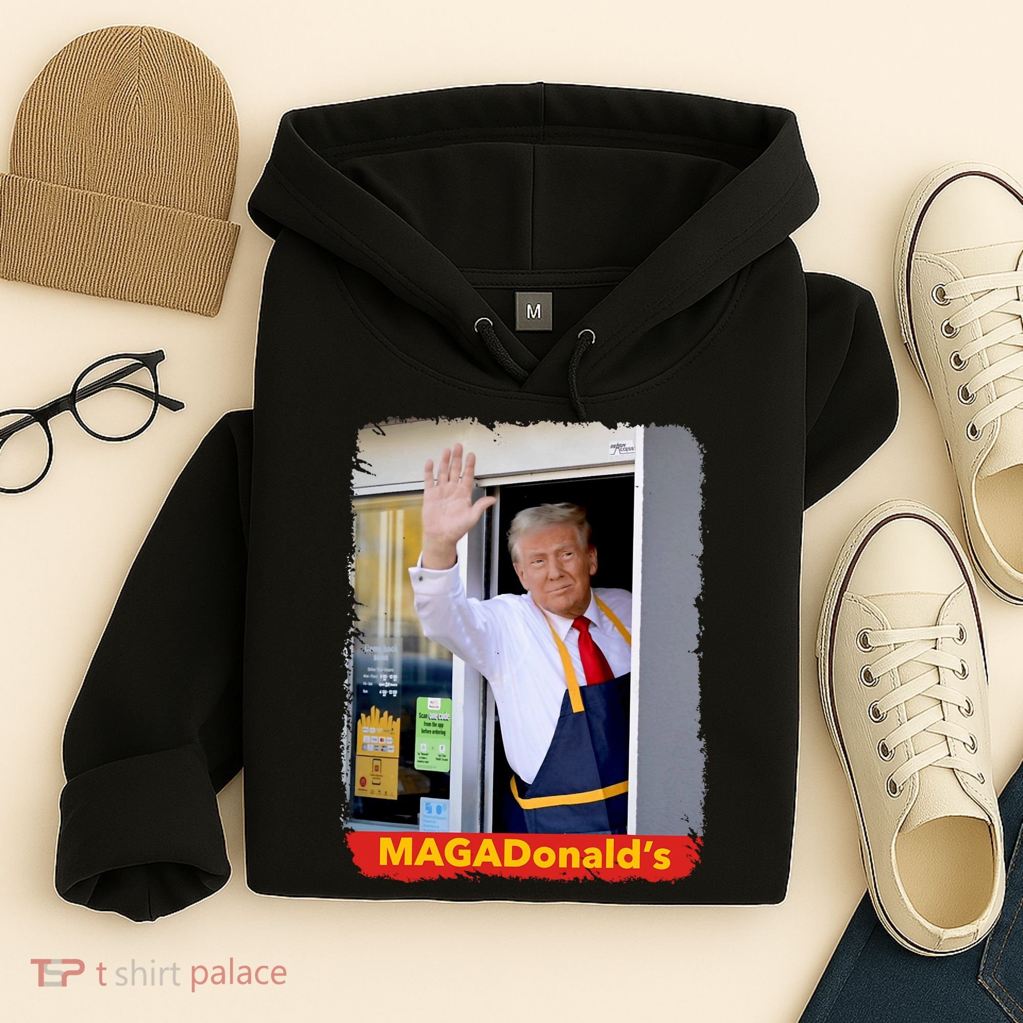 Maga Donalds Trump 2024 Mcdon Election Hoodie