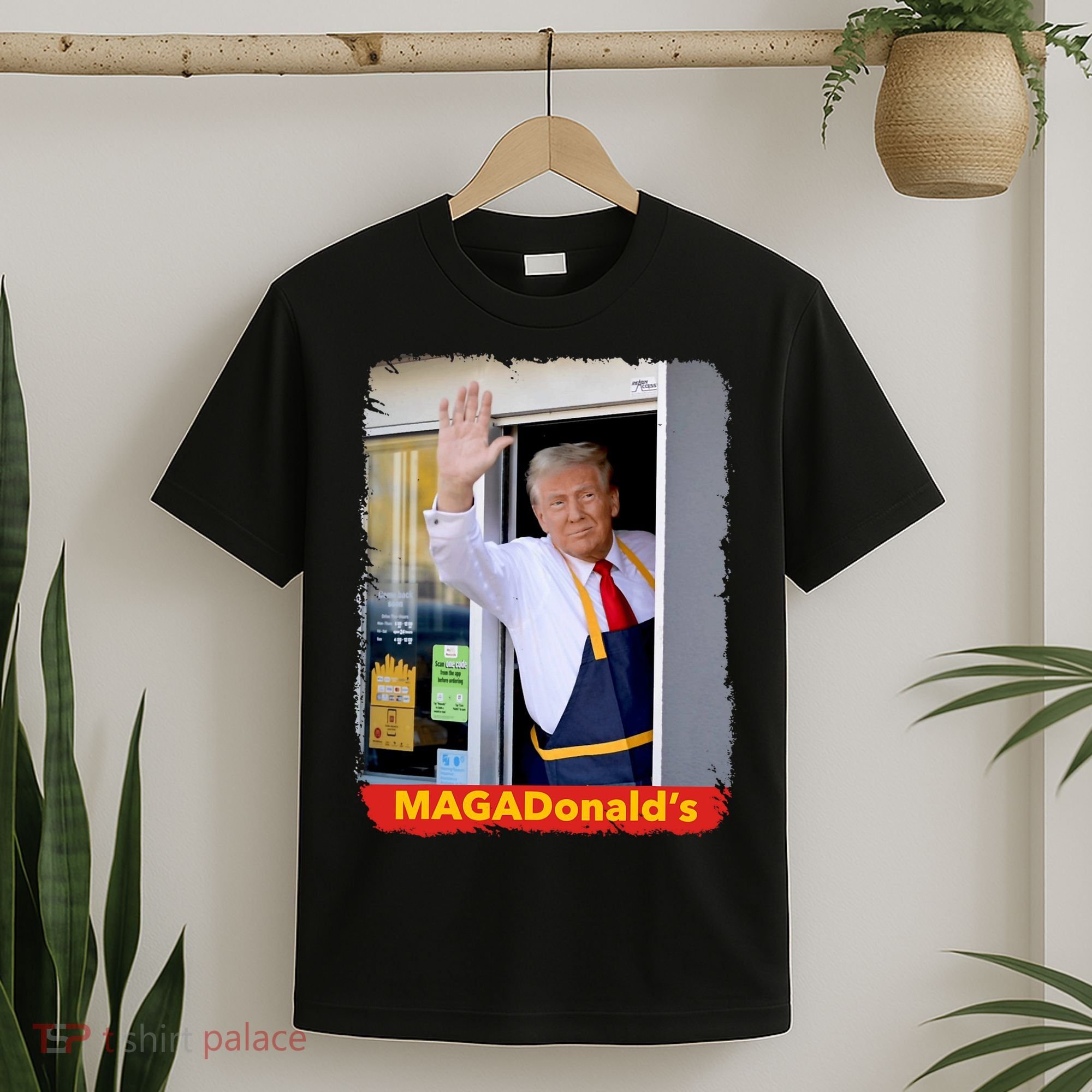 Maga Donalds Trump 2024 Mcdon Election T-Shirt