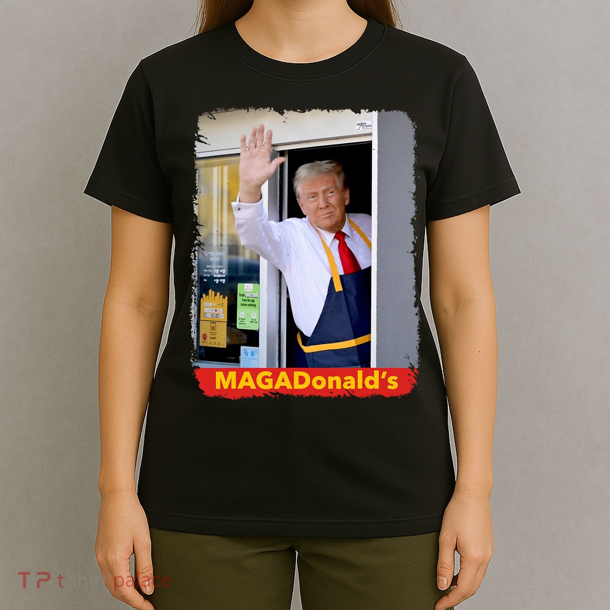 Maga Donalds Trump 2024 Mcdon Election T-Shirt