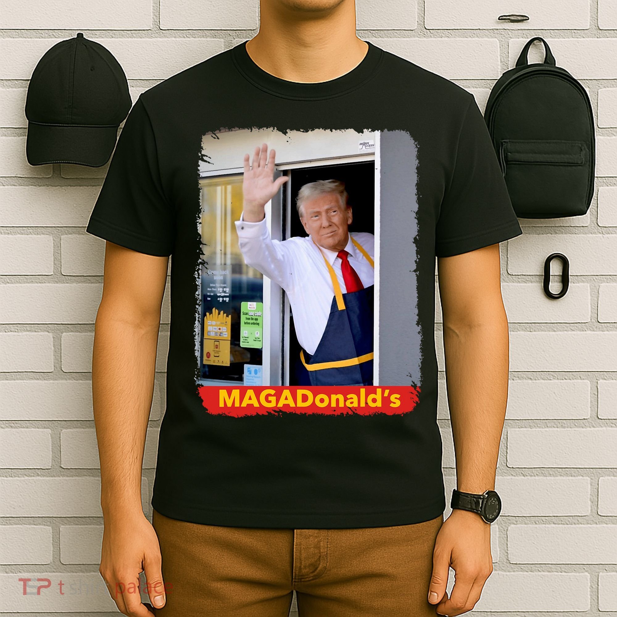 Maga Donalds Trump 2024 Mcdon Election T-Shirt
