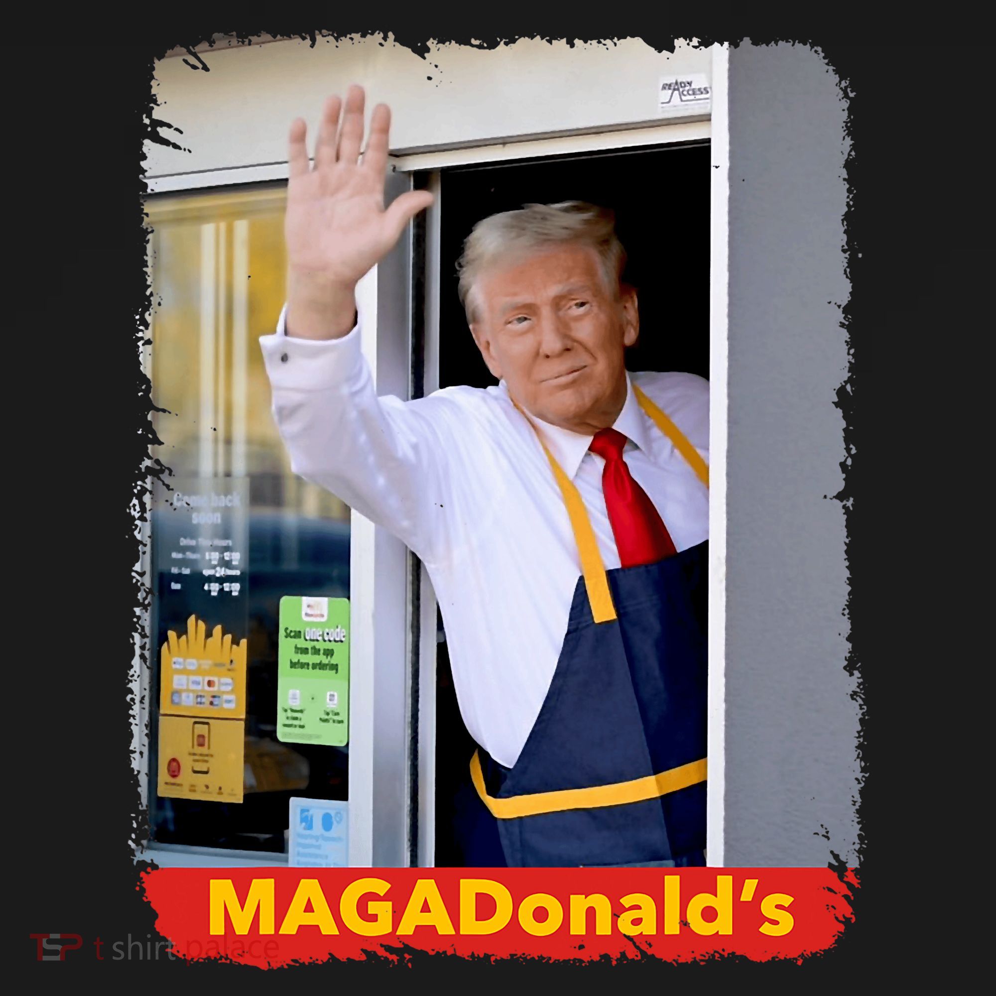Maga Donalds Trump 2024 Mcdon Election T-Shirt