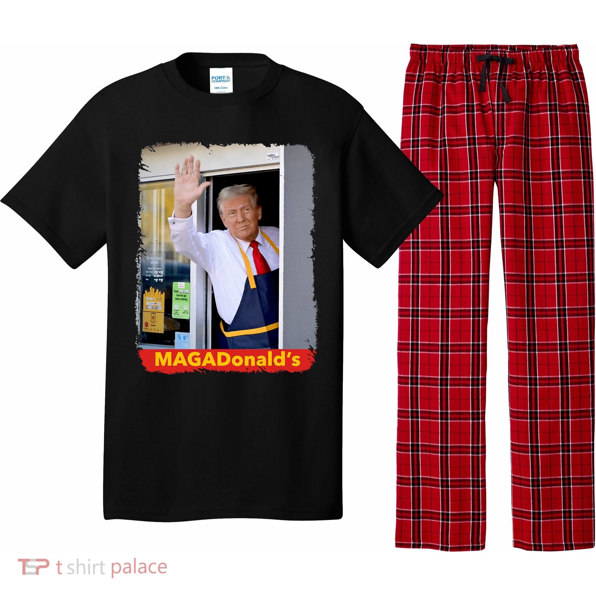 Maga Donalds Trump 2024 Mcdon Election Pajama Set
