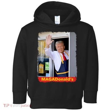 Maga Donalds Trump 2024 Mcdon Election Toddler Hoodie