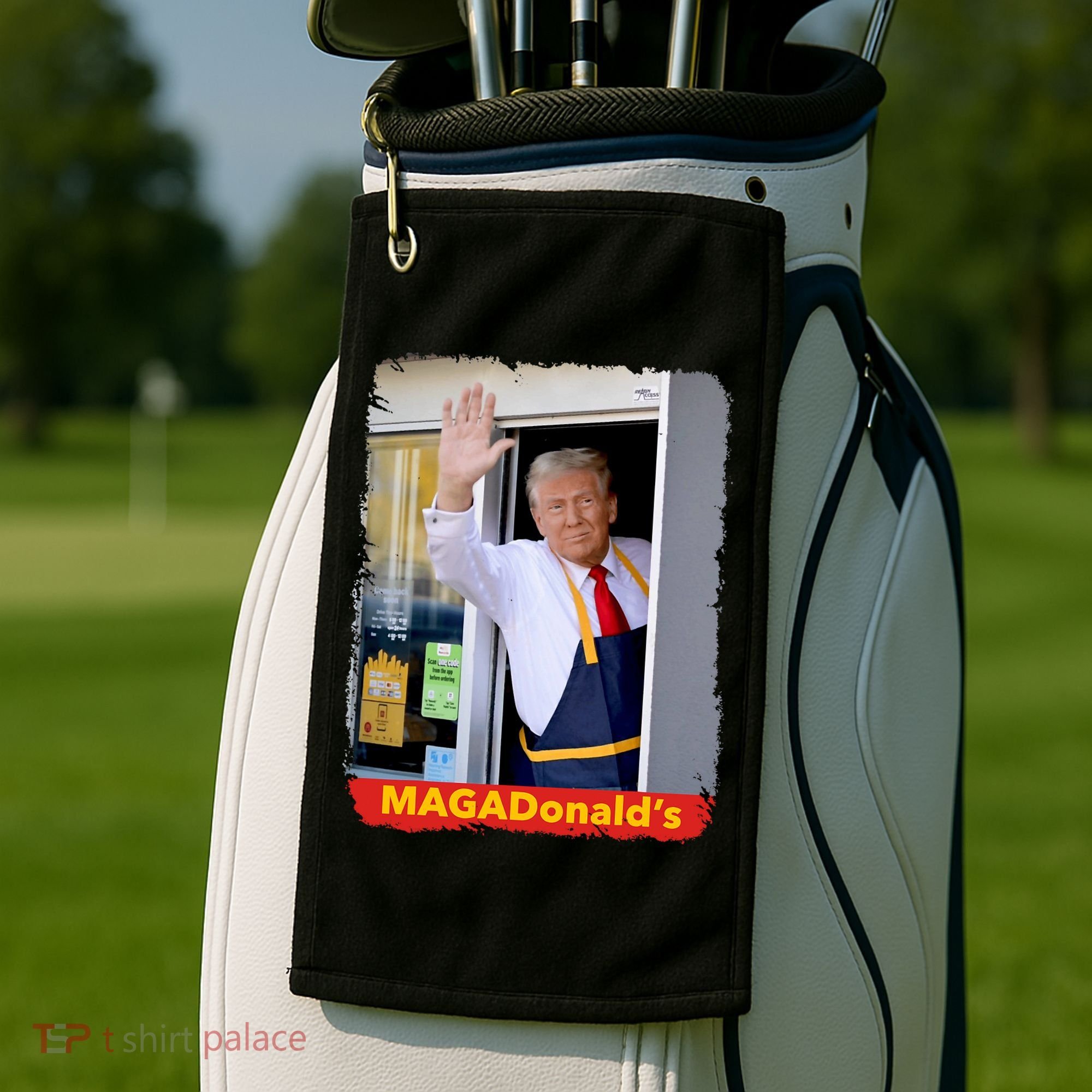 Maga Donalds Trump 2024 Mcdon Election Golf Towel