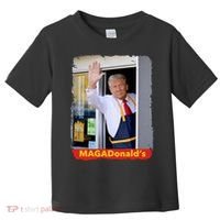 Maga Donalds Trump 2024 Mcdon Election Toddler T-Shirt thumb 0