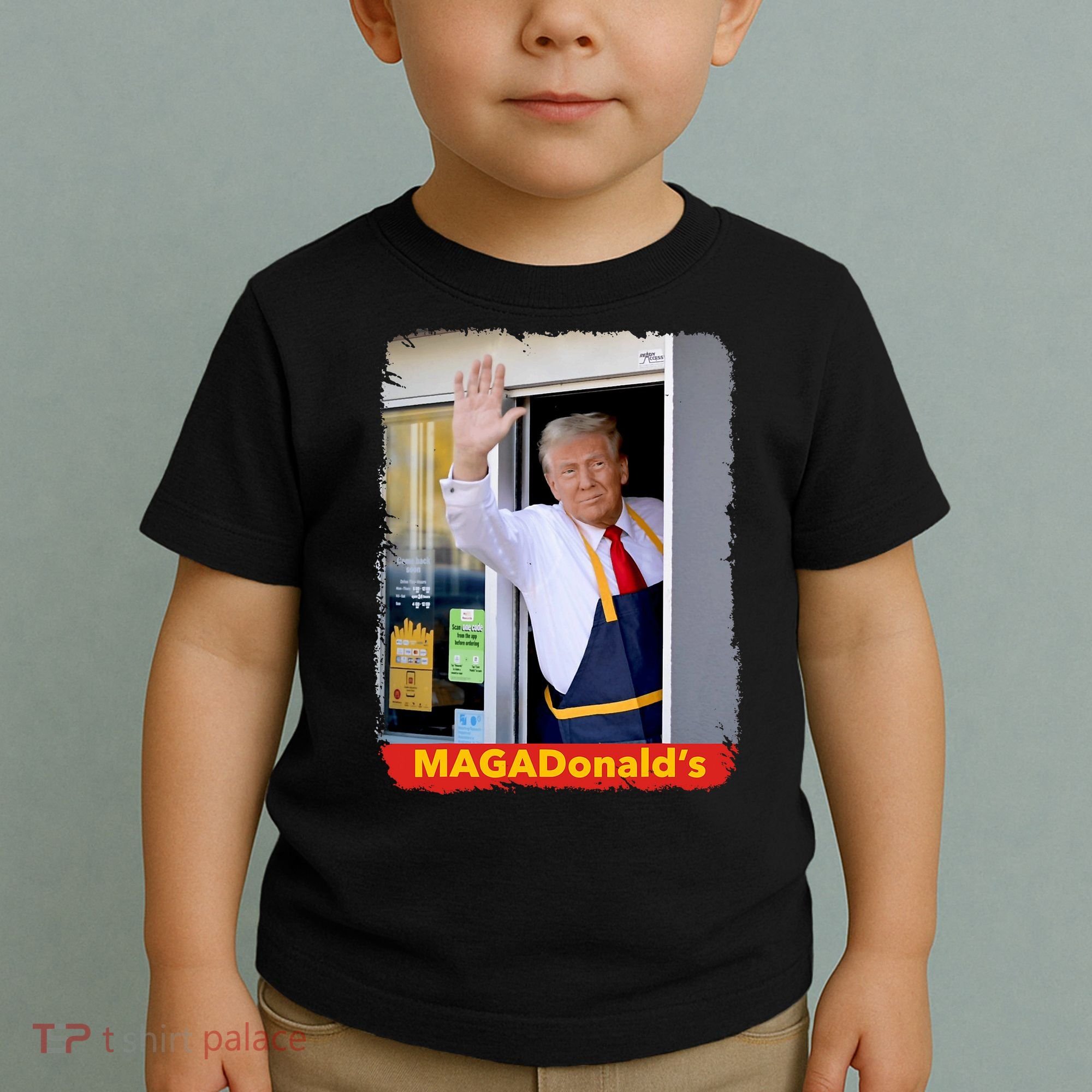 Maga Donalds Trump 2024 Mcdon Election Toddler T-Shirt