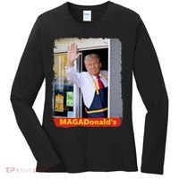 Maga Donalds Trump 2024 Mcdon Election Women's Long Sleeve Shirt thumb 0