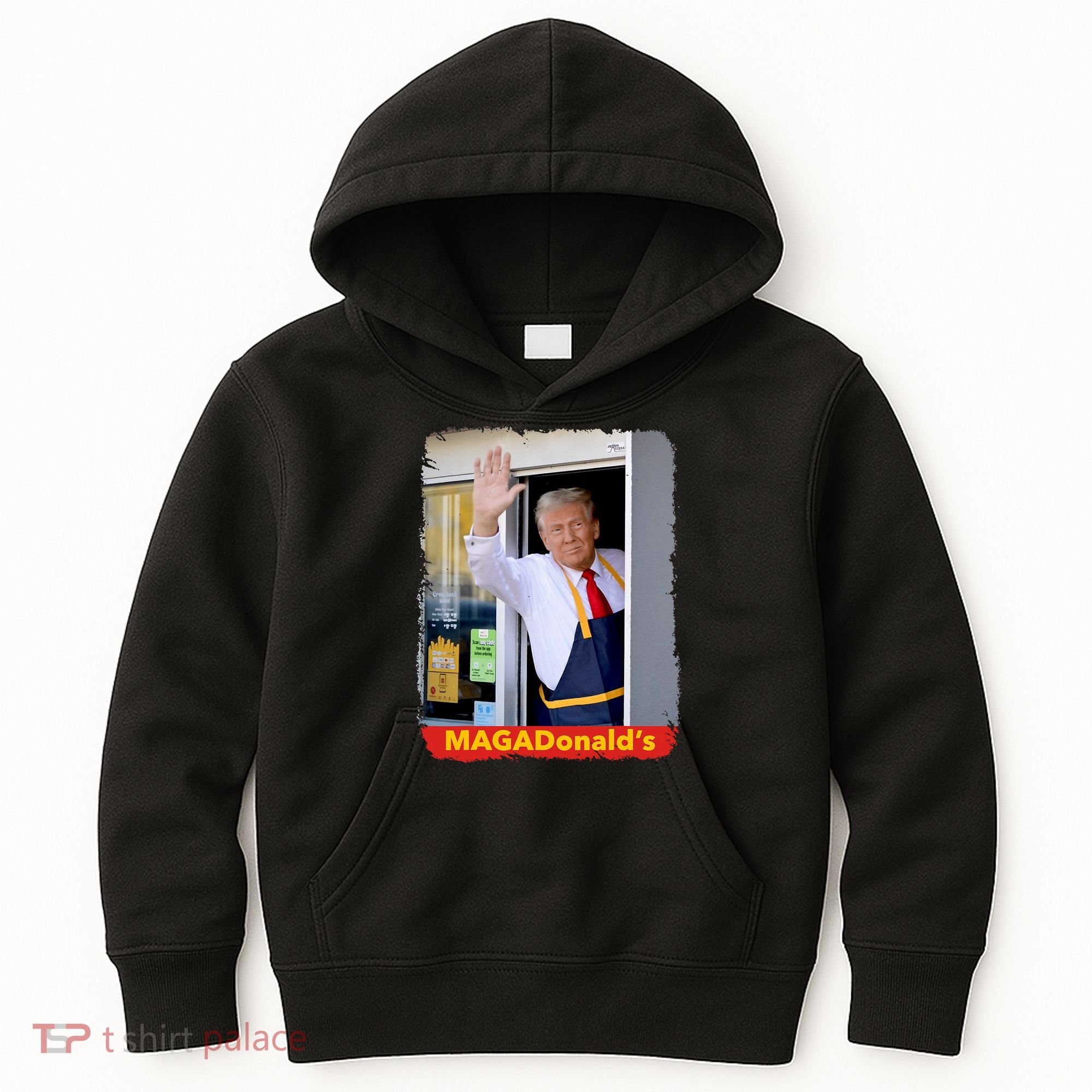 Maga Donalds Trump 2024 Mcdon Election Kids Hoodie