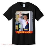 Maga Donalds Trump 2024 Mcdon Election Kids T-Shirt thumb 0