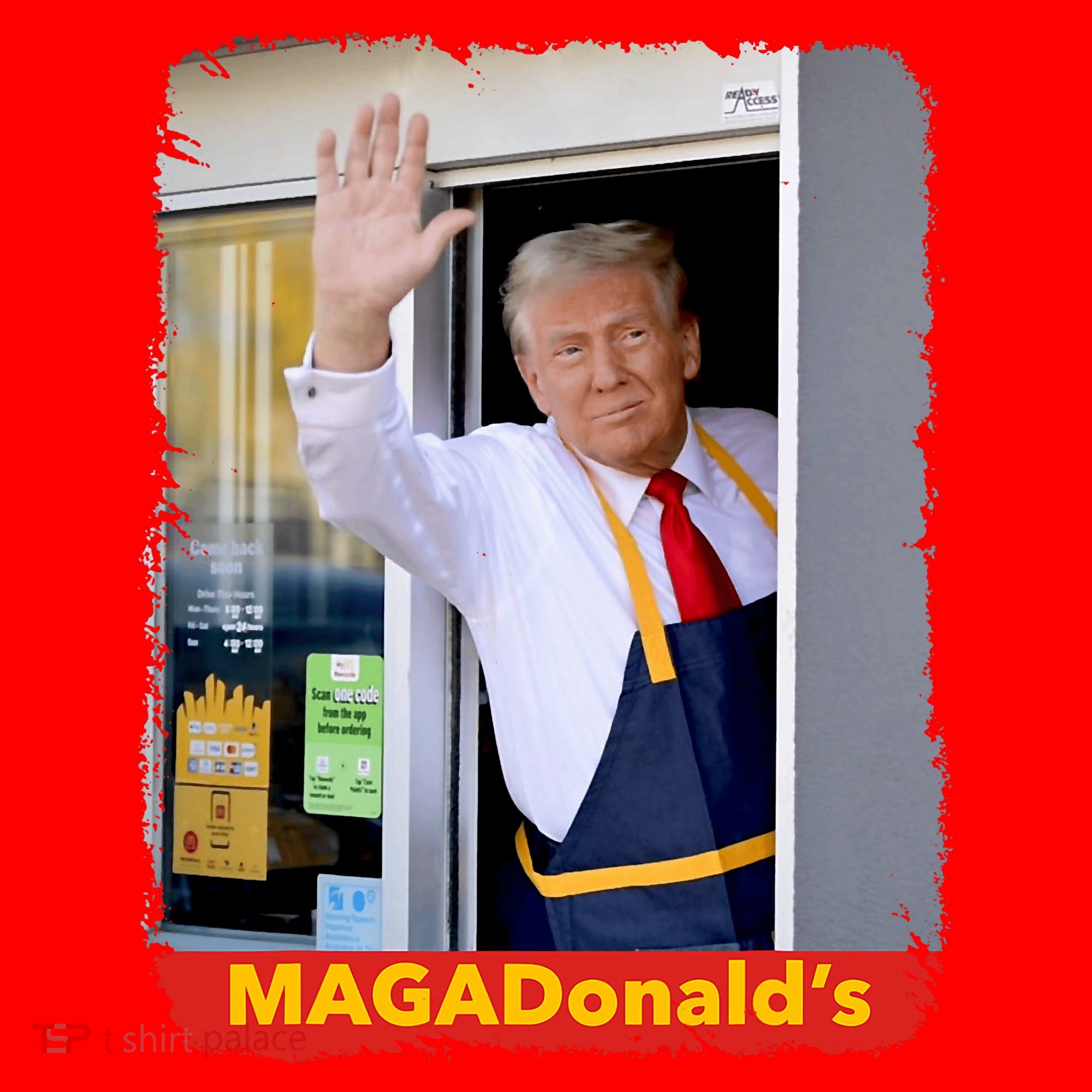 Maga Donalds Trump 2024 Mcdon Election Santa Hat
