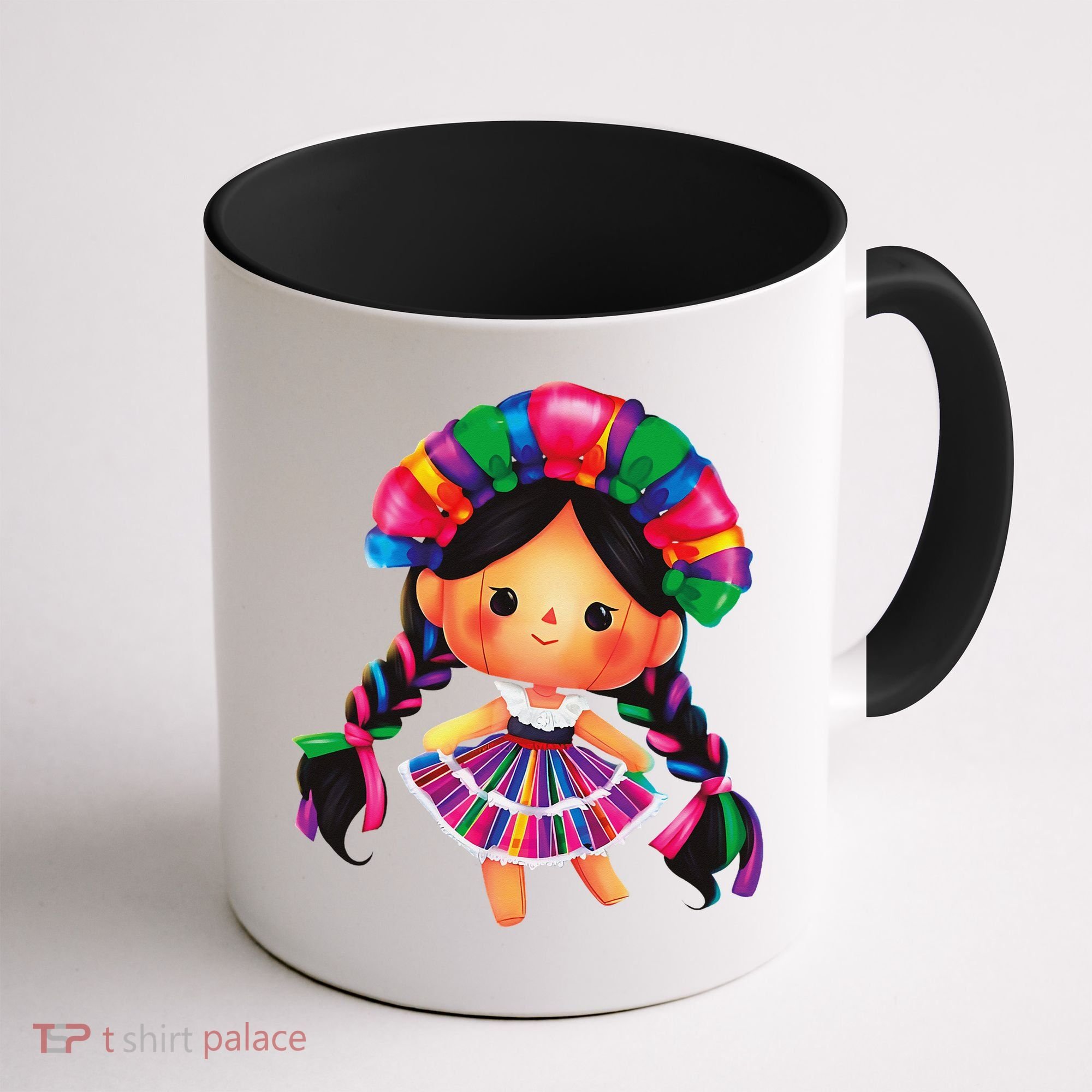 Muneca De Trapo Mexicana Mazahua Mexicans Otomi Maria Lele Coffee Mug