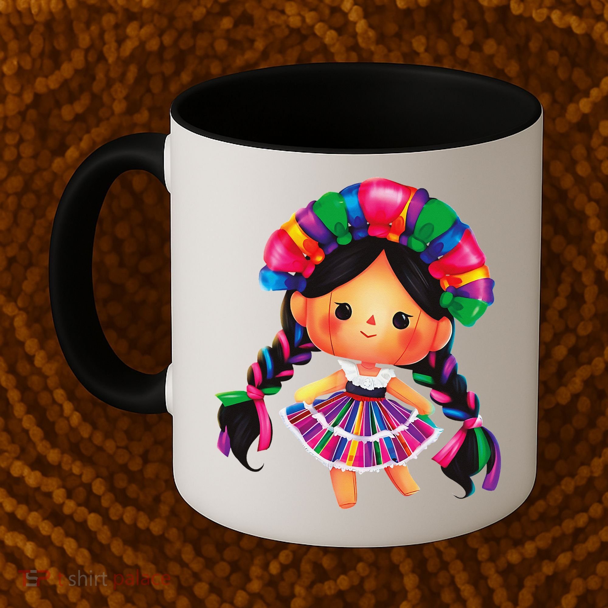 Muneca De Trapo Mexicana Mazahua Mexicans Otomi Maria Lele Coffee Mug