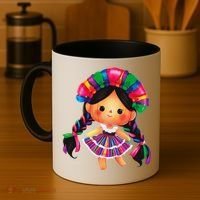 Muneca De Trapo Mexicana Mazahua Mexicans Otomi Maria Lele Coffee Mug thumb 4