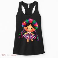 Muneca De Trapo Mexicana Mazahua Mexicans Otomi Maria Lele Women's Tank Top thumb 0